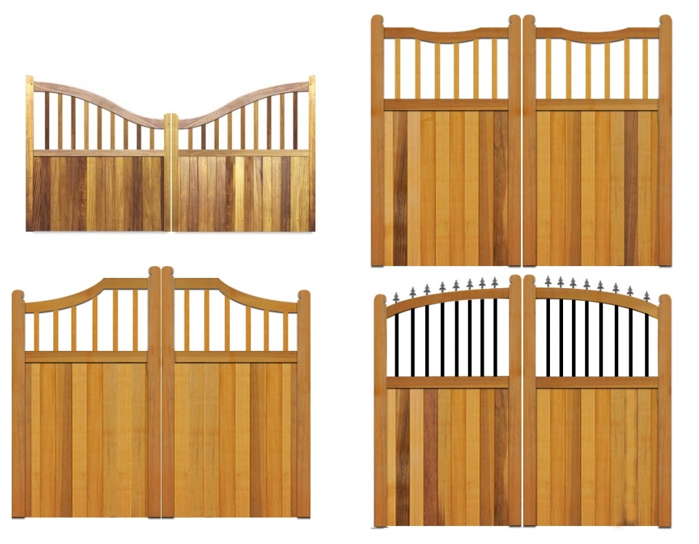 Mẫu cổng gỗ đẹp 00117
